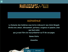 Tablet Screenshot of domainedescadieres.com